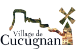 Château de Quéribus Village de Cucugnan Logo